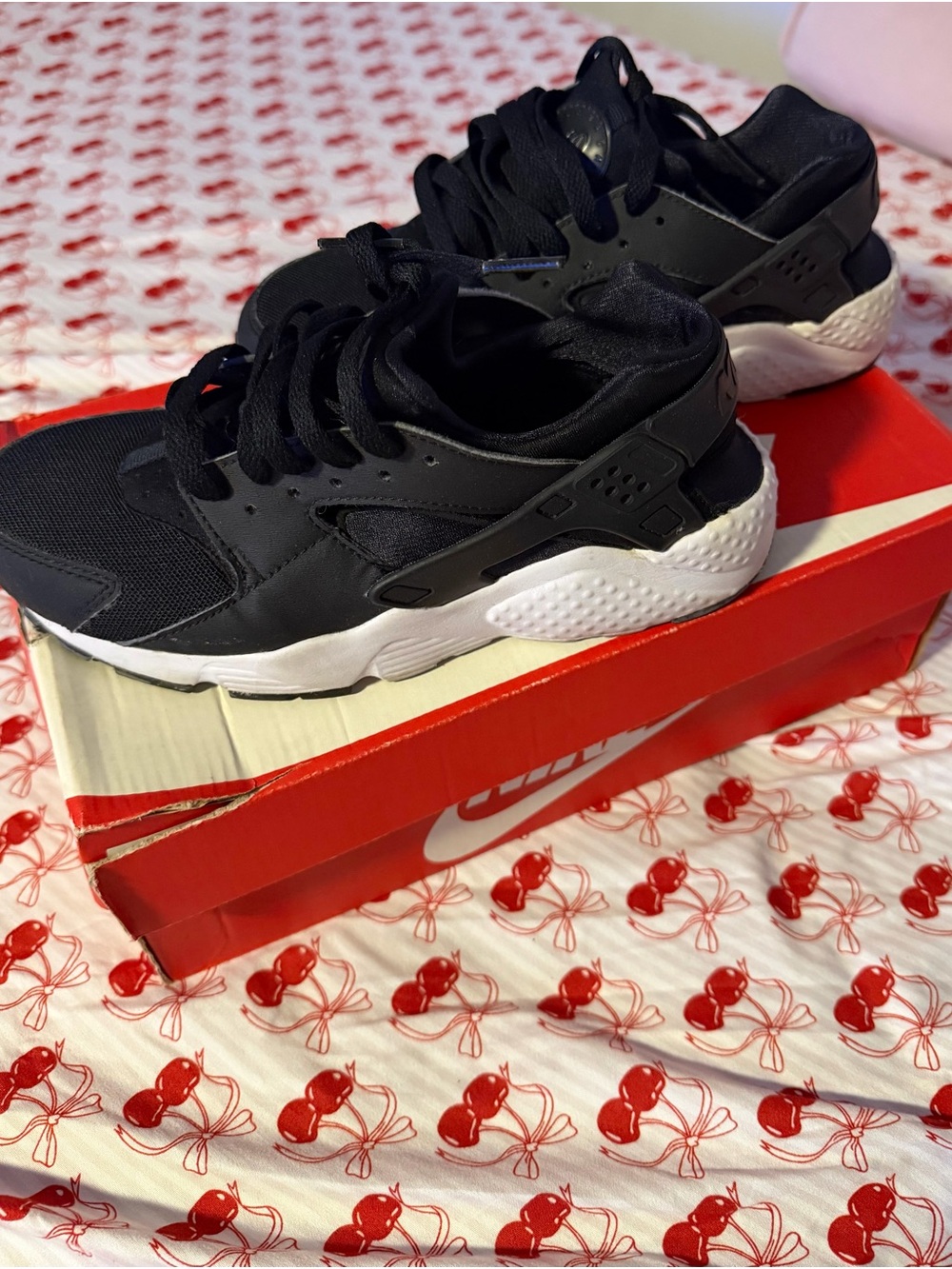 Nike Black and White Low-Top Sneakers